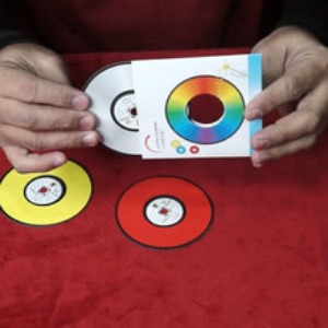 [마술교구][KC인증][전세계독점]컬러체인지미니디스크(Color change mini disk)-칭찬나라큰나라