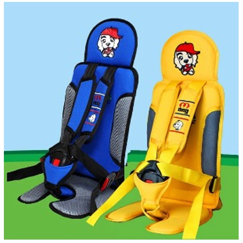 몽구 EZ카시트 차량용안전벨트-승합 통학차량/파랑 유아 어린이집 유치원 카시트