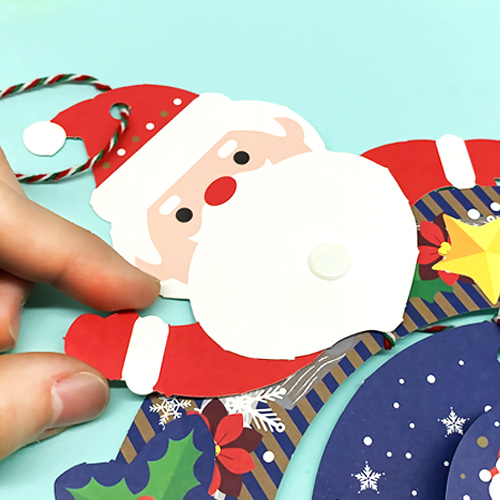 크리스마스 리스 만들기 - 어린이집 유치원 크리스마스만들기 만들기재료-칭찬나라큰나라