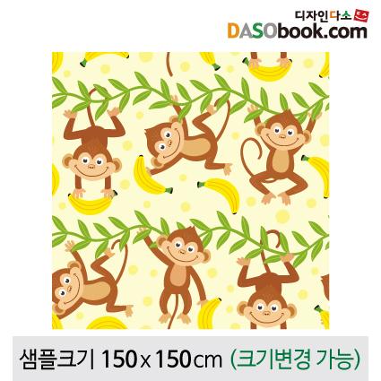 정글숲속(원숭이)배경현수막-063-칭찬나라큰나라