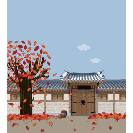 가을배경현수막(낙엽)-202-칭찬나라큰나라