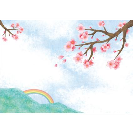 봄배경현수막(벚꽃)-191-칭찬나라큰나라