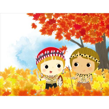 가을배경현수막(인디언)-250-칭찬나라큰나라
