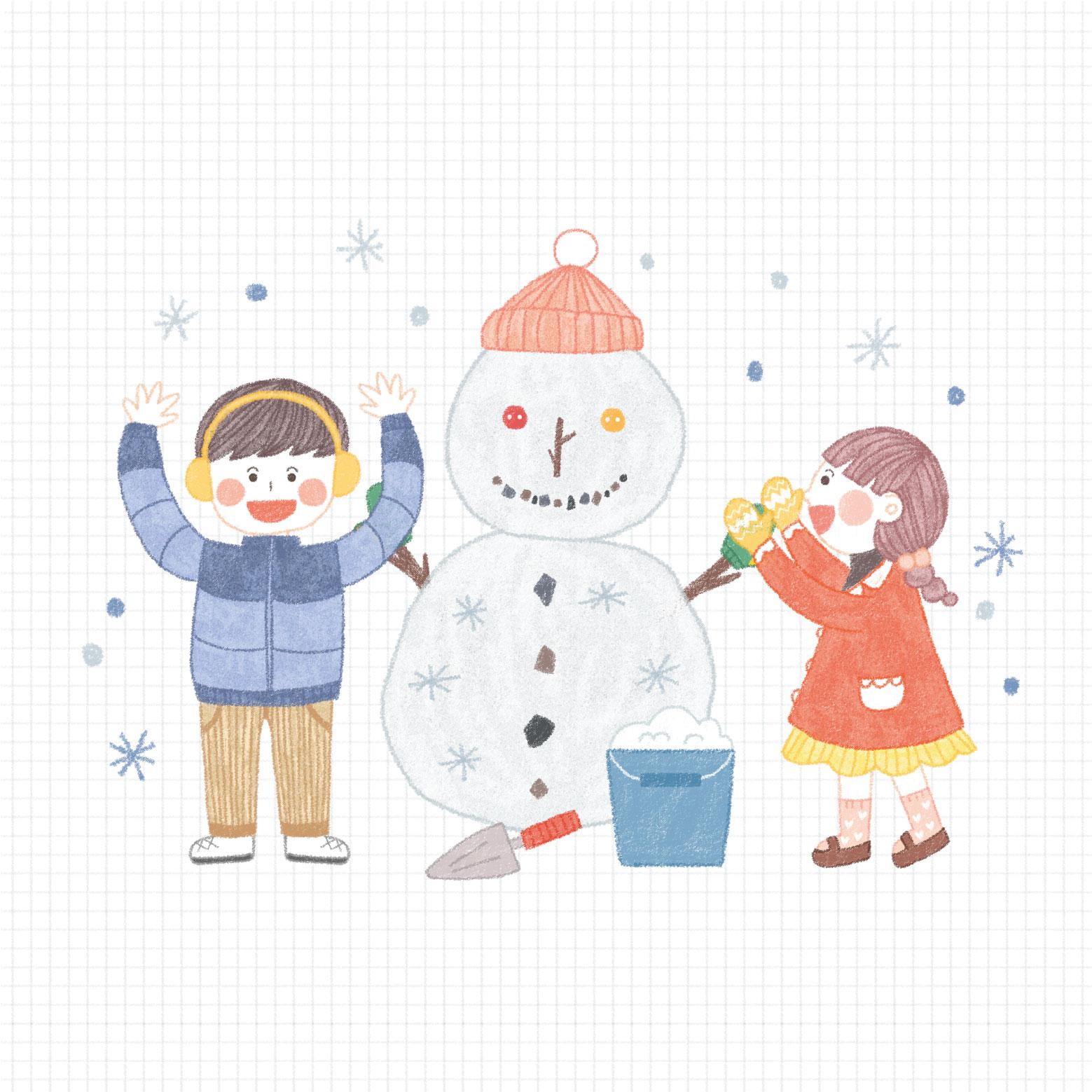겨울배경현수막(눈사람)-202-칭찬나라큰나라
