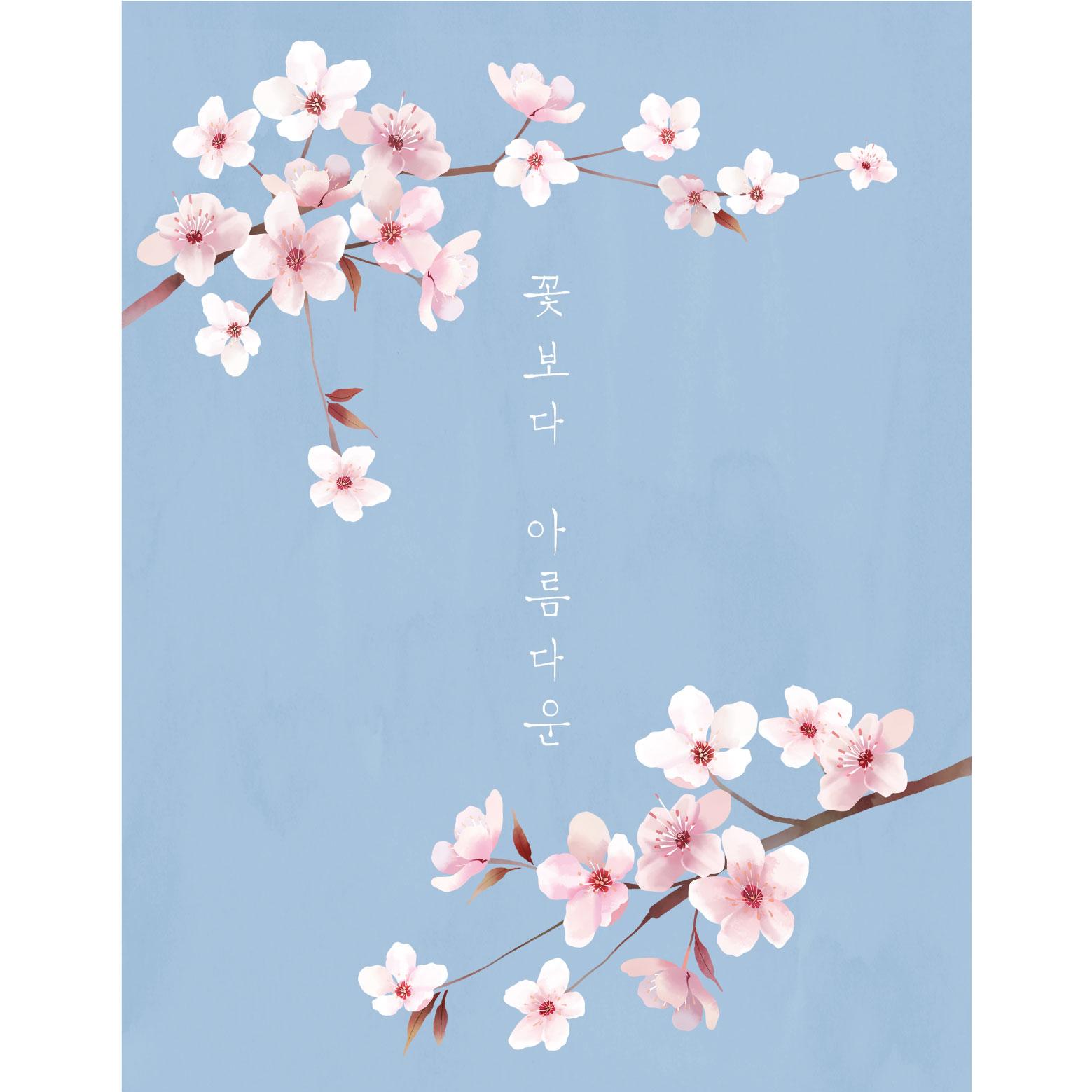 봄배경현수막(벚꽃)-232-칭찬나라큰나라