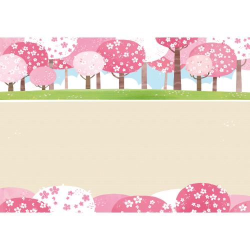 봄배경현수막(벚꽃)-299-칭찬나라큰나라