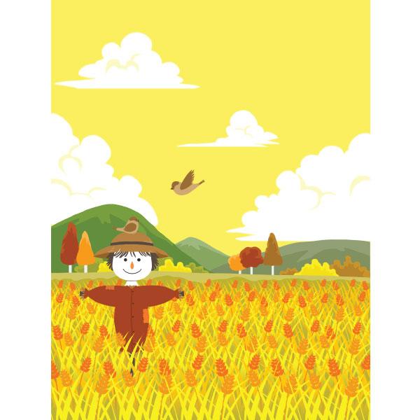 가을배경현수막(허수아비)-363-칭찬나라큰나라