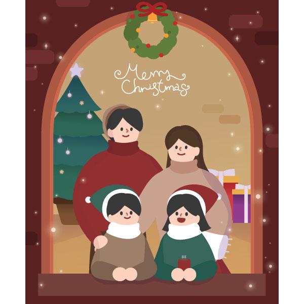 크리스마스현수막 가족 935-칭찬나라큰나라