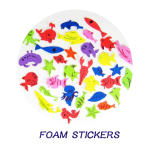 EVA 폼 스티커(꽃/과일/곤충/바다동물)