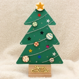 [크리스마스스탠딩카드] -스탠딩트리 - 어린이집 유치원 크리스마스만들기 만들기재료-칭찬나라큰나라